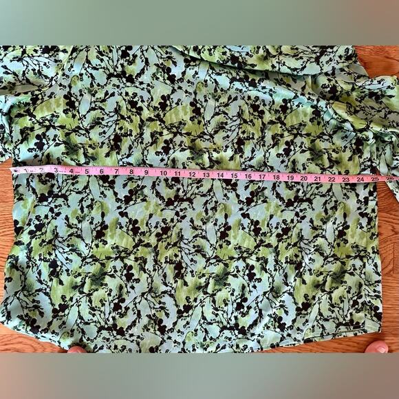 Halogen One-Shoulder Top In Green‎ sz XXL - Picture 3 of 4